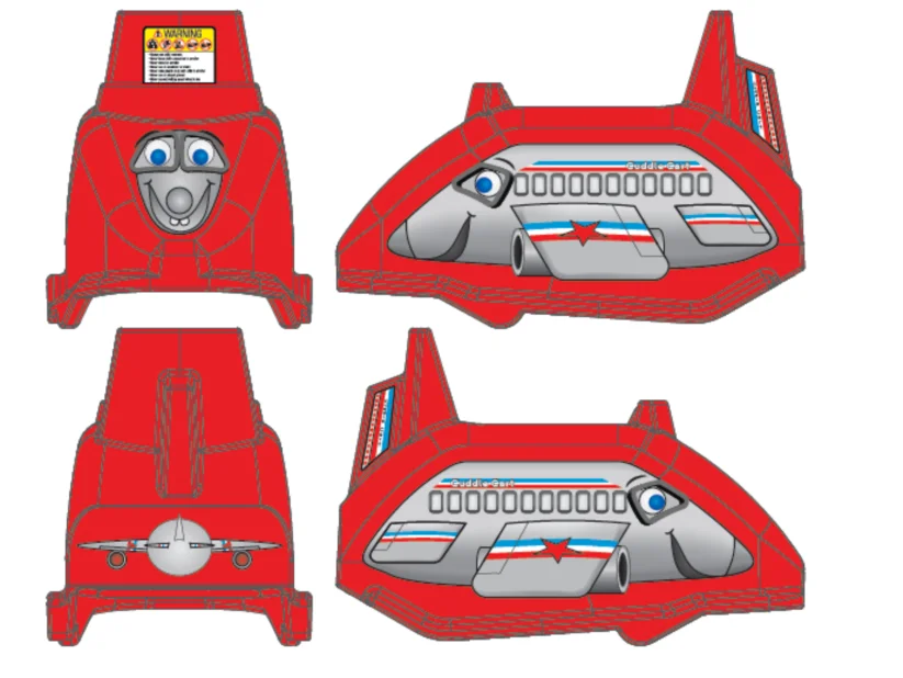 EXCLUSIVE NEWCUDDLE CARTS WITH NEW SHAPE AND MORE SITING SPACE